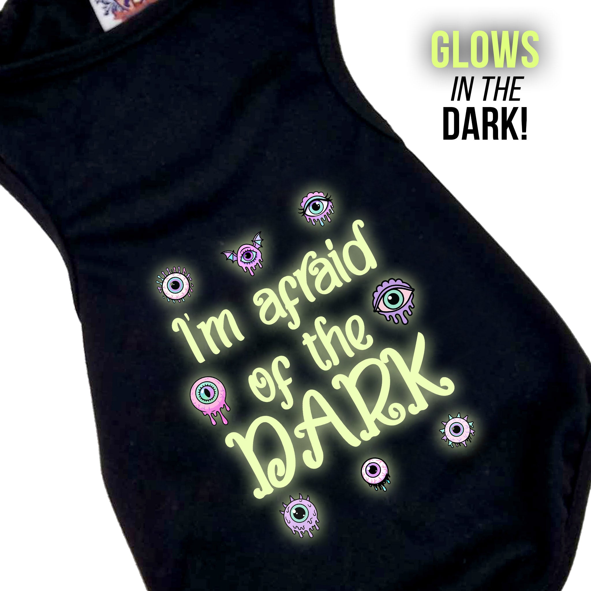 Halloween Dog Shirt | I'm Afraid Of The Dark